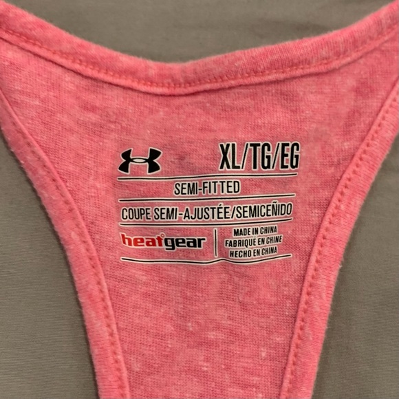 Under Armour XL Pink Racerback Tank. NWOT - Picture 3 of 3